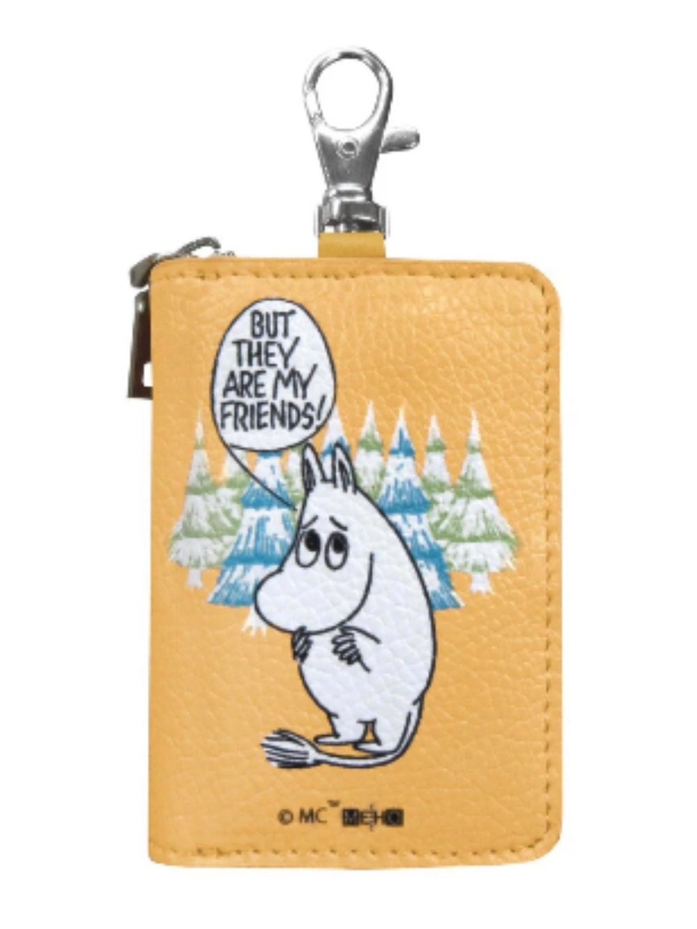 Brand New Meiho FS017 Moomin Smart Car Key Case with Clear Window Easy Access